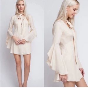 Bell sleeve dress